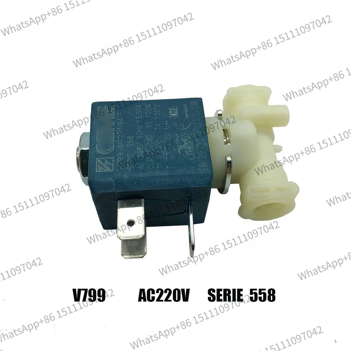 Espresso Machine Spare Parts AC220V SERIE 558 0.1-20bar V799VN12PN6AIF V799 Steam Valve Water Valve Solenoid Valve