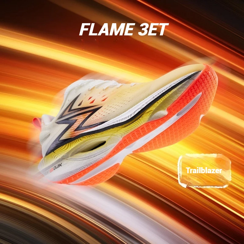 361 Degrees Flame 3.0 ET Men Running Shoes Racing Marathon Breathable Comfort Stable Rebound Jogging Male Sneakers 672512226F image 6