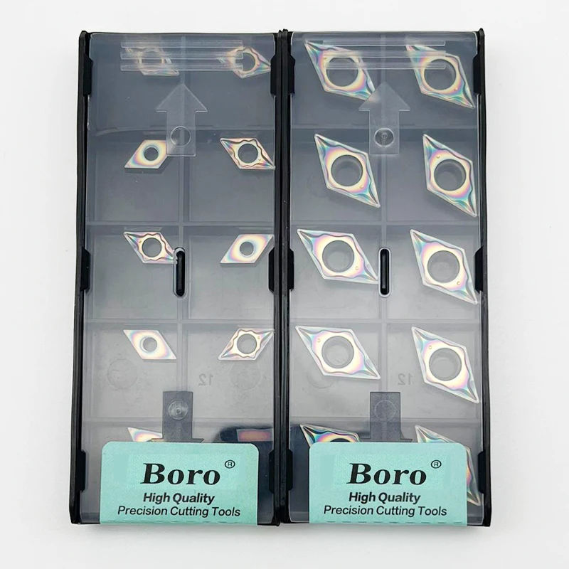 DCMT 070204   DCMT 070208   DCMT11T304 DCMT11T308 LM TF918 Inserto in metallo duro DCMT Utensile per tornitura interna per acciaio temprato