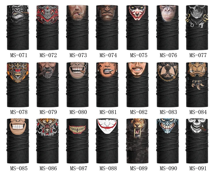 Sommerlicher multifunktionaler nahtloser Magic Headwear Schnelltrocknender Schlauchschal Gesichtsmaske für Outdoor-Wandern, Angeln, Radfahren, Sport – Detail 14