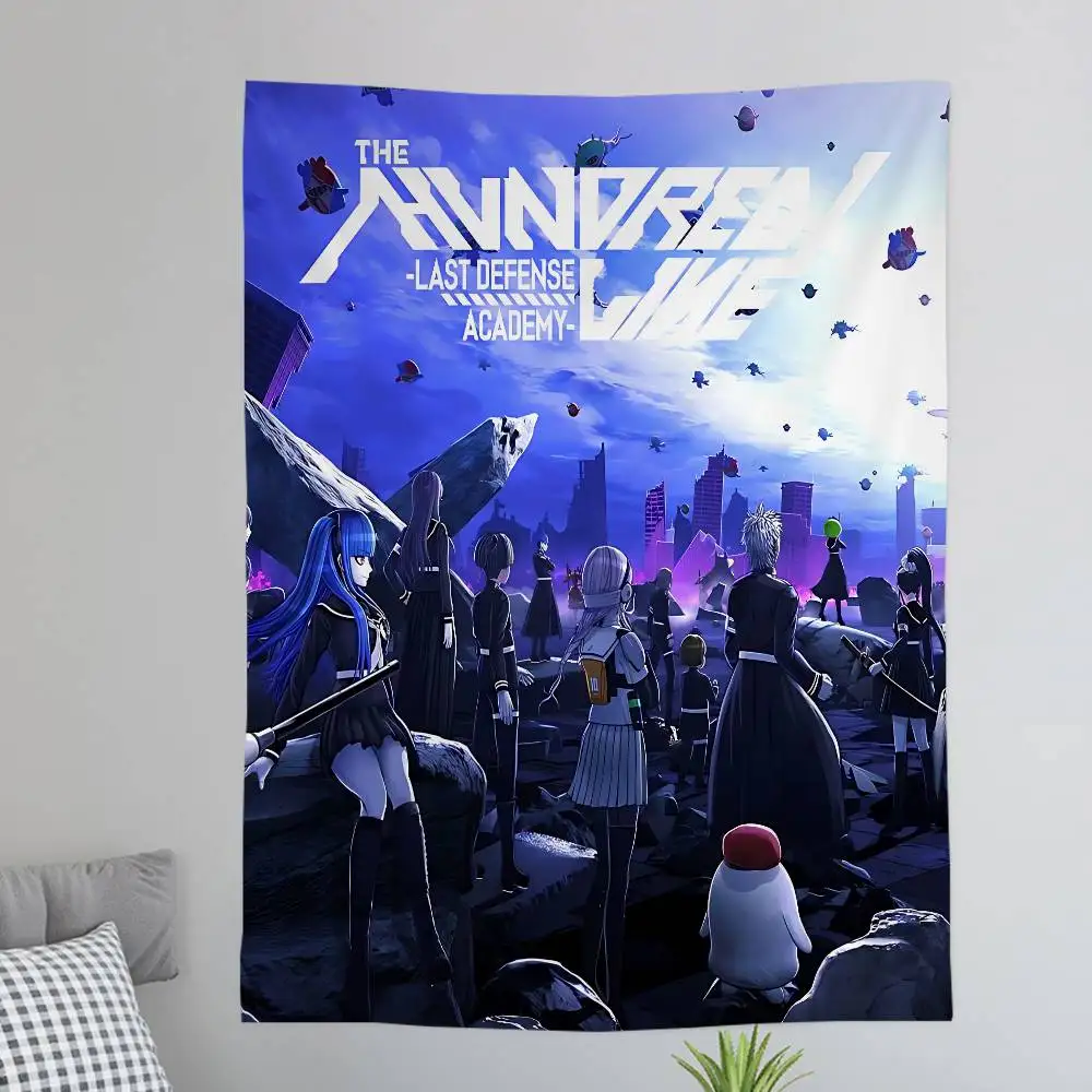 Popular Game The Hundred Line-Last Defense Academy Hanging Bohemian Tapestry Bohemian Wall Tapestries Mandala Kawaii Room Decor