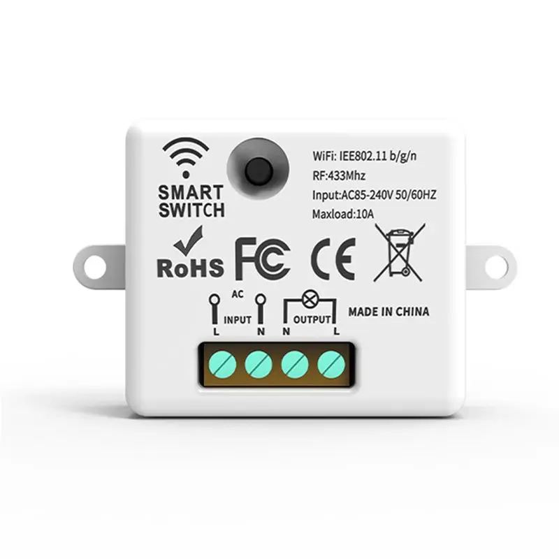 FULL-2X Wireless Light Wall Switch RF 433Mhz Relay Receiver With 1X1gang Panel Switch LED Remote Control For LED Lamp