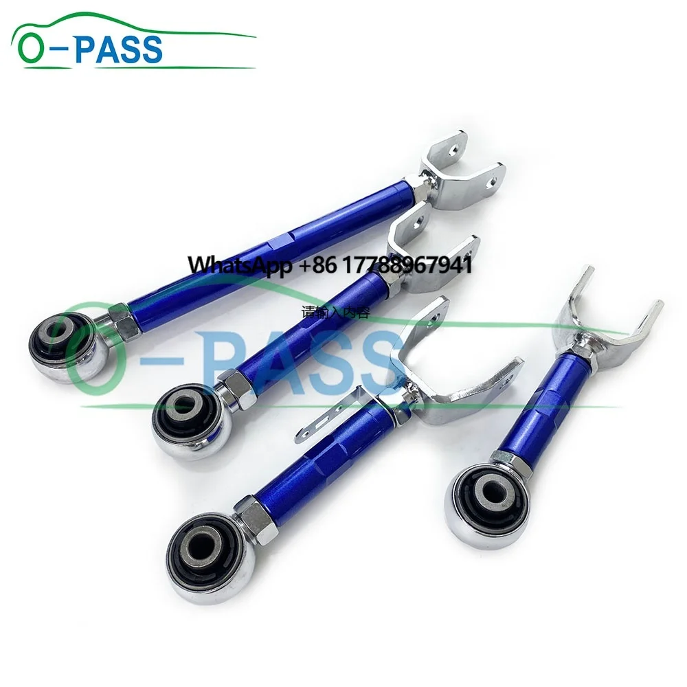 

OPASS Rear Adjustable Camber Toe Control Arm Set for Model 3 Y 1044423-00-G 1188431-00-A 1188421-00-A 1044441-00-E
