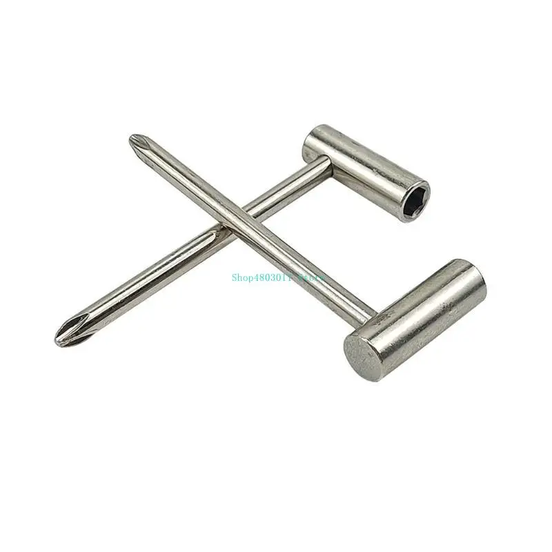 

T3LD Hexagonal Socket Wrench Electric Guitar Trusses Rod Adjusting Wrench Metal Trusses Rod Tools Guitar Accessories and Parts