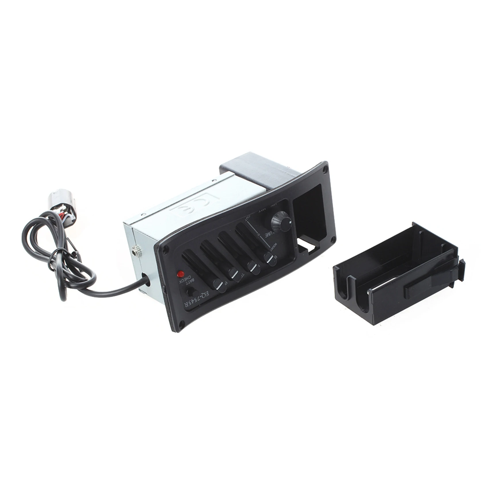 RTENTE-2X Complete Kit EQ Pre-Amp Plus Pickup For Acoustic Guitar 7545R-4 Bands Plus Colume Control