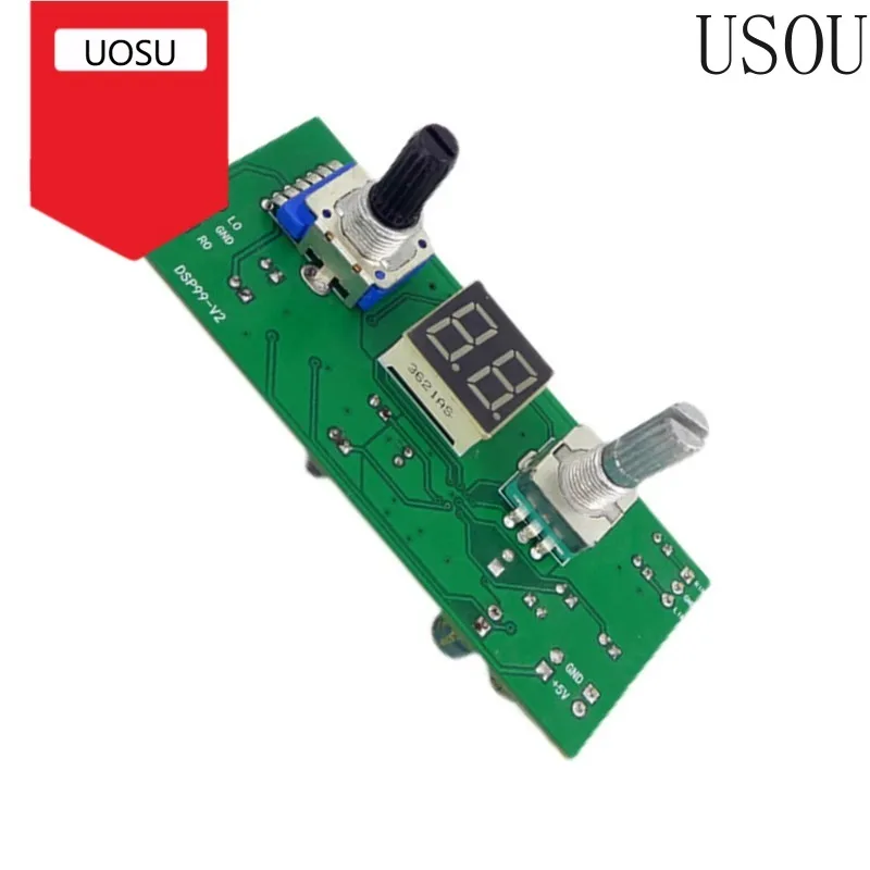 Quality DSP Digital Reverberation Karaoke Reverb Board KTV Mixer Effector Anti-Whistling Module Multi-Sound Effects