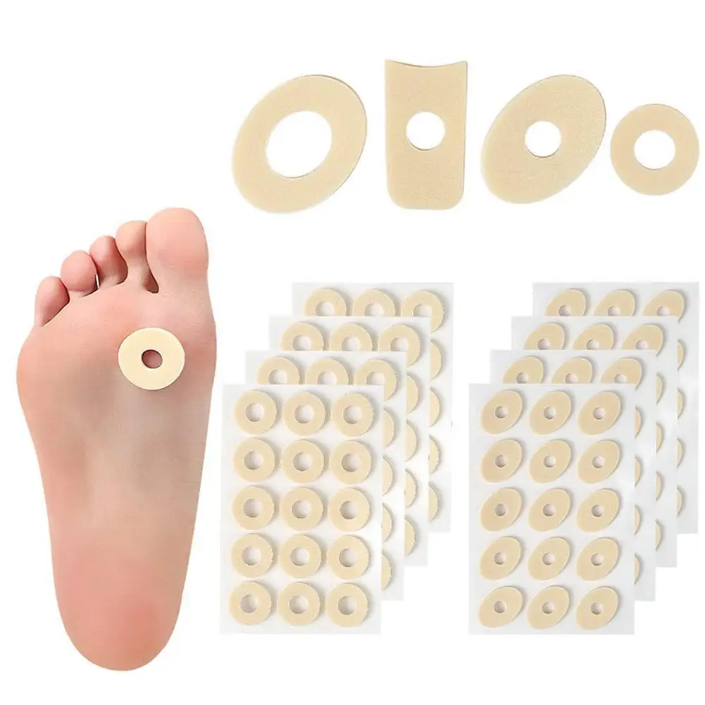 15PCS/Sheet Callus Cushions Shoes Heel Pad Foam Round Toe Foot Corn Bunion Protectors Pads Medical Plaster Foot Corn Removal