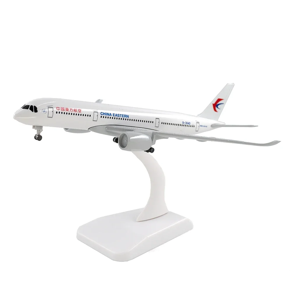 20 cm Flugzeug China Eastern Airlines Airbus A350 mit Fahrwerk Legierung Flugzeug Modell Spielzeug Kinder Kinder Geschenk für Sammlung