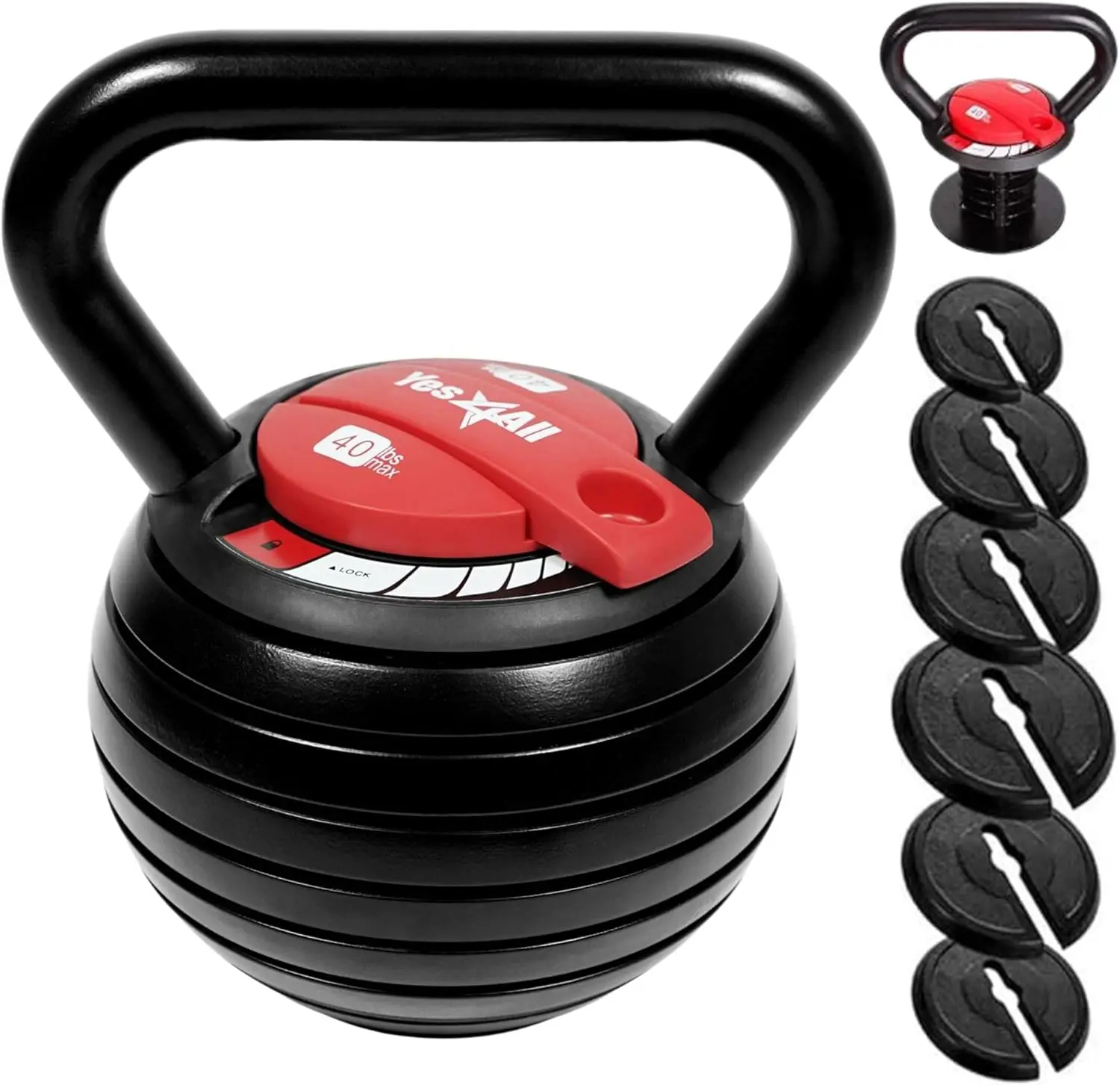 

Adjustable Kettlebell Weight Set/Kettlebells Handle, Weight Plate Converter