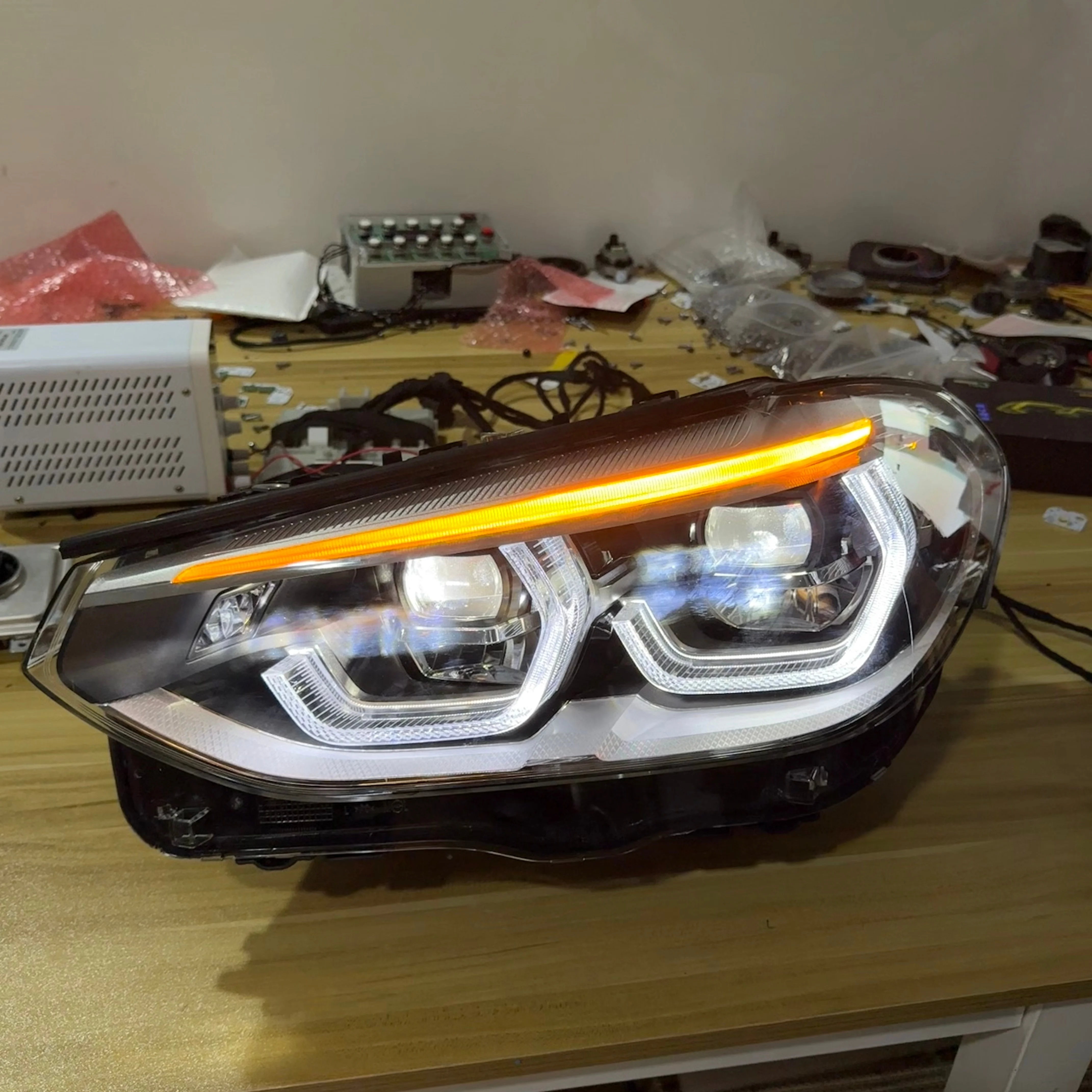 J ONE Custom Led Headlights Headlight For BMW X3 X3M X4 X4M G01 G02 F97 F98 2018-2021 Headlights For Car