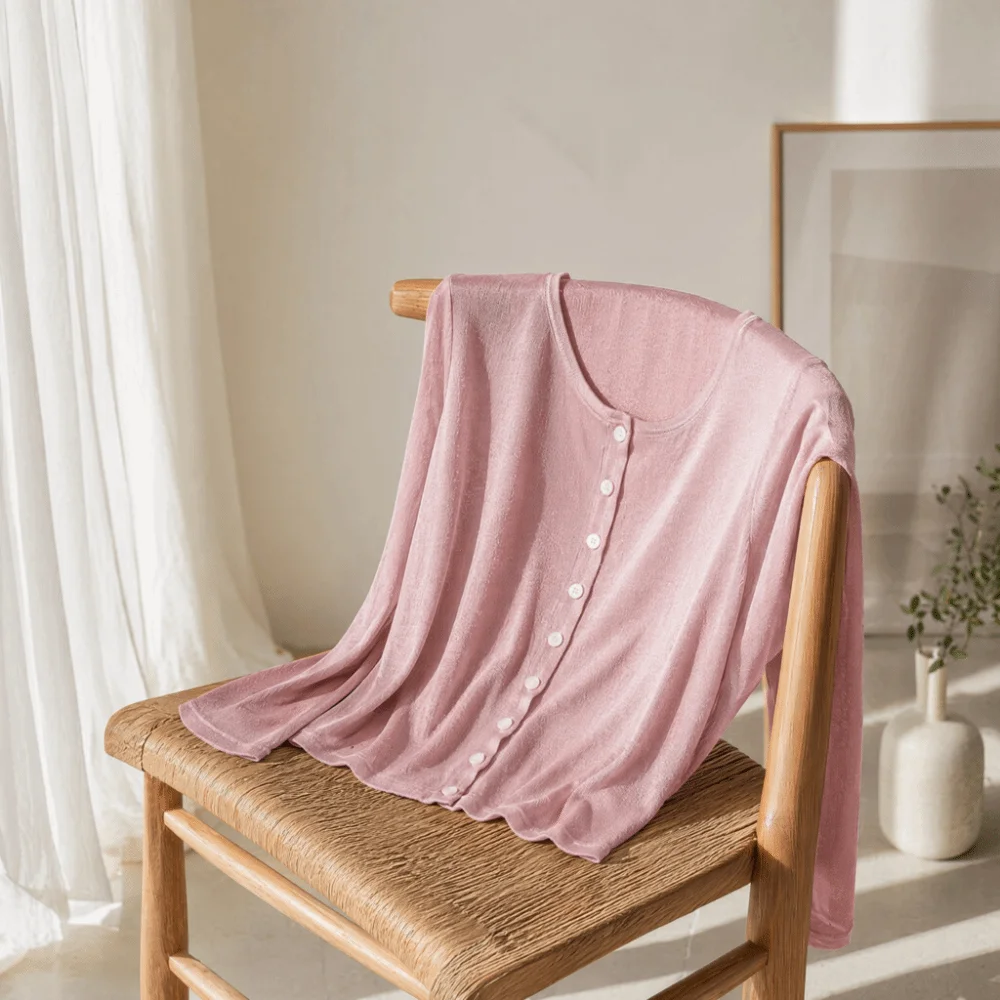 Ice Silk Sun Protection Cardigan Sun Shield Light Thin Ice Silk Shrug Cool Touch Multi-match Summer Cover Up Summer Outdoor