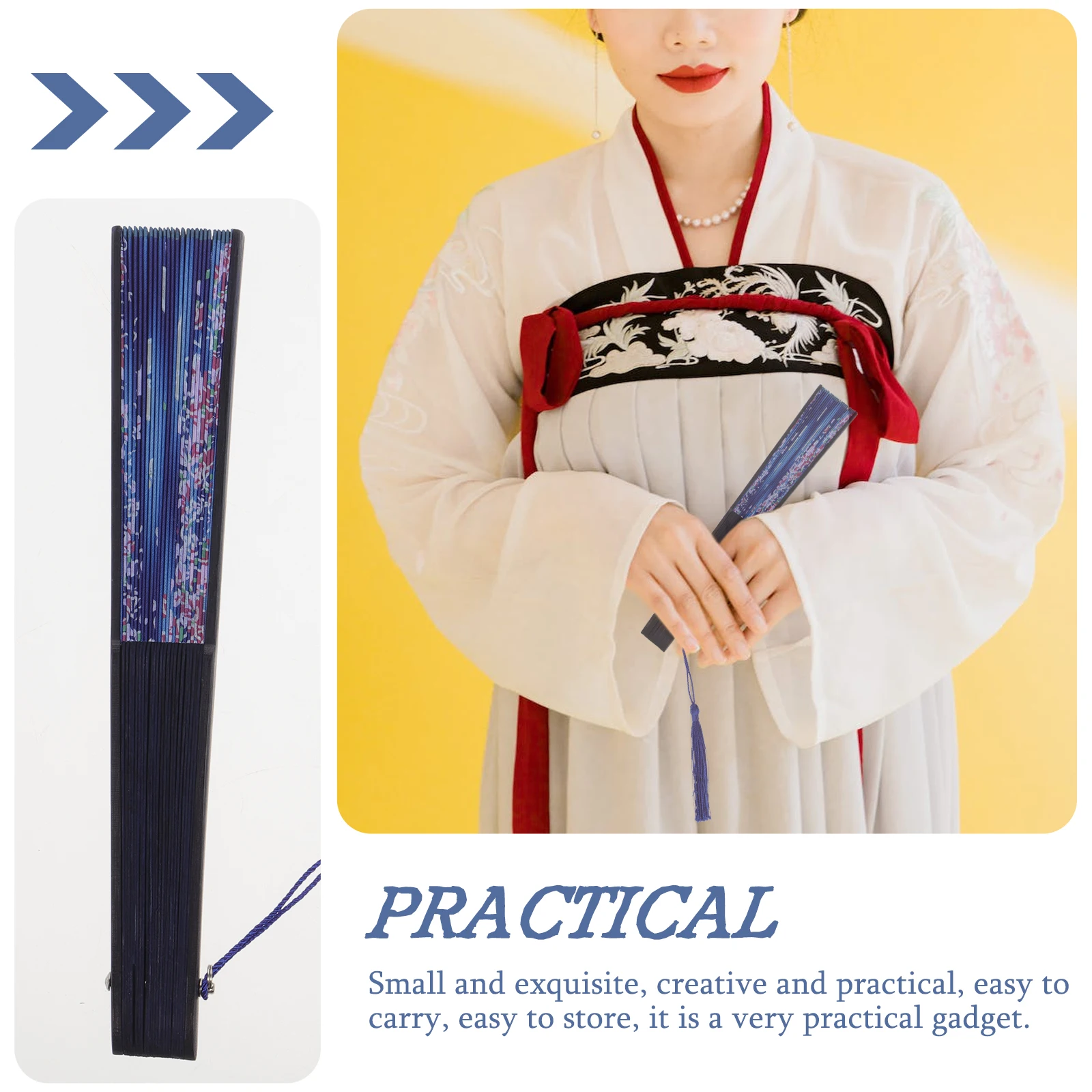 

Classical Folding Fan Retro Chinese Foldable Decorative Dancing Fans Style Hand