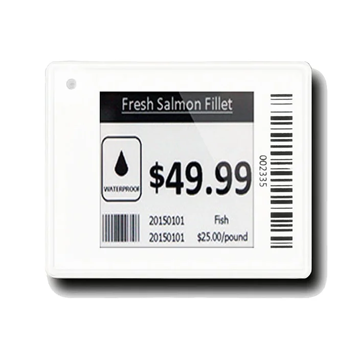 

Small Tag SUNY 1.54inch Supermarket Digital Price Label ESL Electronic Shelf Label