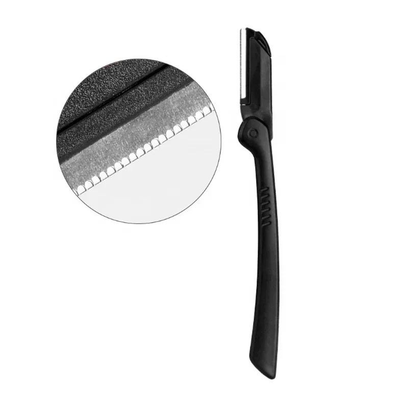 Rasoio portatile per il viso, Rasoio di sicurezza, Rasoio con lama per rasoio per sopracciglia, Frese per depilazione per trucco donna, Strumenti per l'epilazione delle sopracciglia,