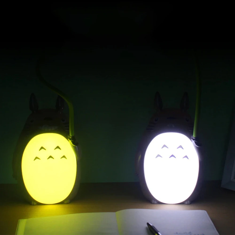 Cartoon Little Dragon Cat USB Charging Table Lamp Creative 2 Use Small Night Lamp Children's Learning Table Lamp USB Charging