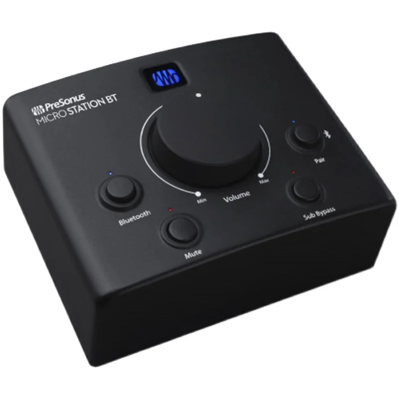 PreSonus MicroStation BT professional wireless bluetooth monitor controller magic box lossless volume adjustment