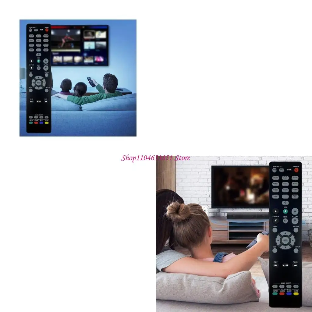 Replacement Remote For RC1244 RC1245 RC1246 Compatible Video Receivers Quick Response and  Durability 
