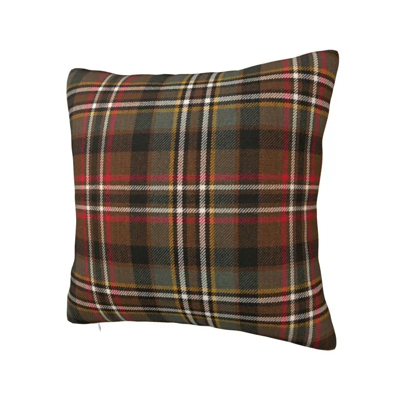 Popular Green Tartan Plaid Pillow Case 40x40cm Decor Home Nordic Cushions for Sofa Square Pillowcase