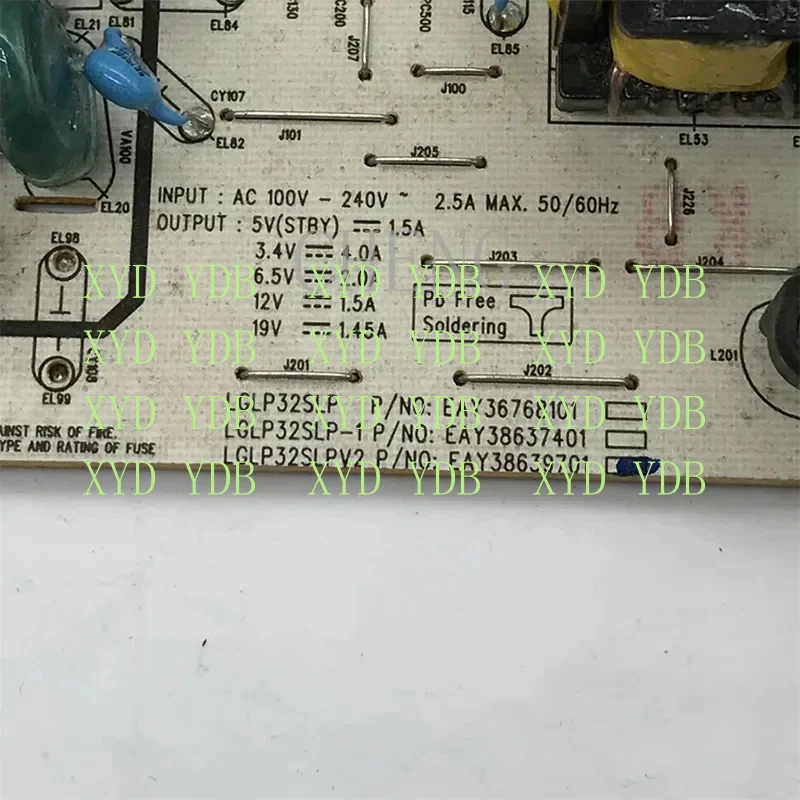 DB usado para EAY38639701 LGLP32SLPV2 fonte de alimentação para acessórios de TV 32LB9R-TB 32LC7R-TA