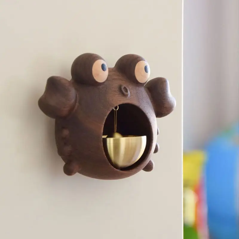 copper bells, Japanese-style door reminder bells, dopamine doorbells housewarming, gift penguin cartoon door pendant