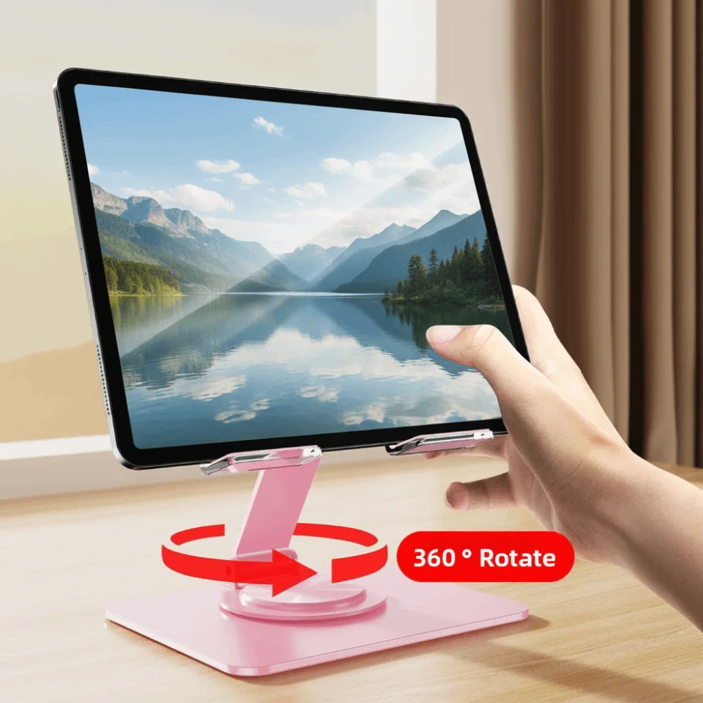 

Rotatable Foldable Tablet Stand Hollow Rabbit Aryclic Panel Tablet Foldable Holder Adjustable Transparent Tablet Phone Bracket