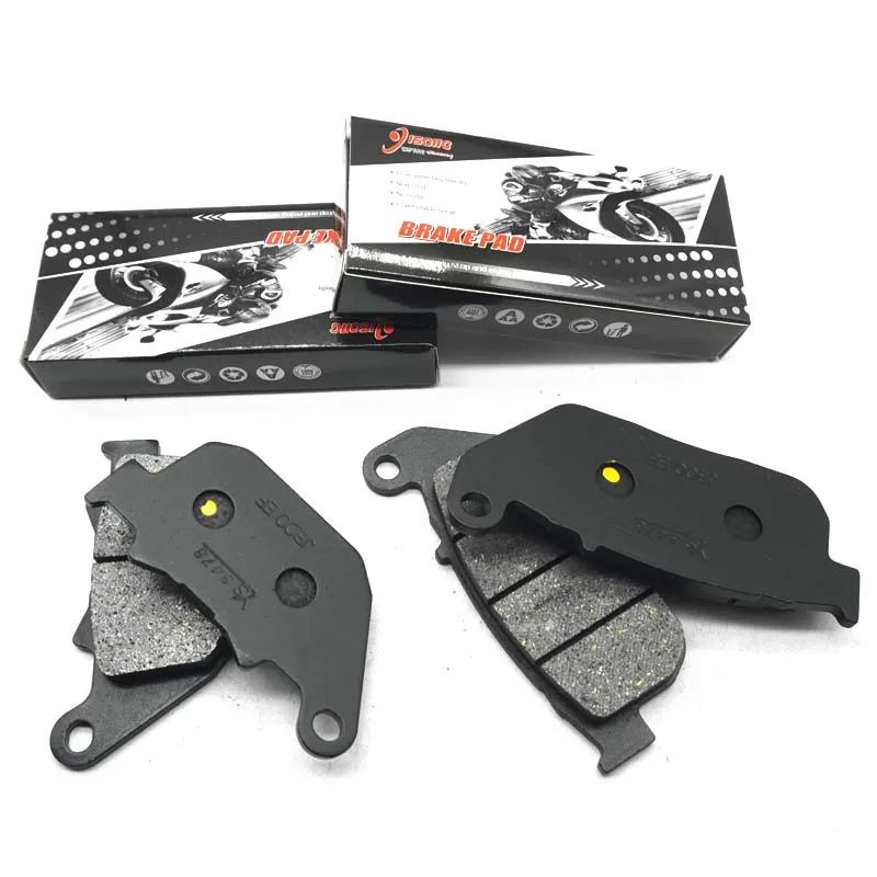 Motorcycle Front & Rear Brake Pads For HARLEY DAVIDSON XL883 Hugger 2004 2005 2006 XL883C Sportster Custom 2005-2007 2008 2009 view 3