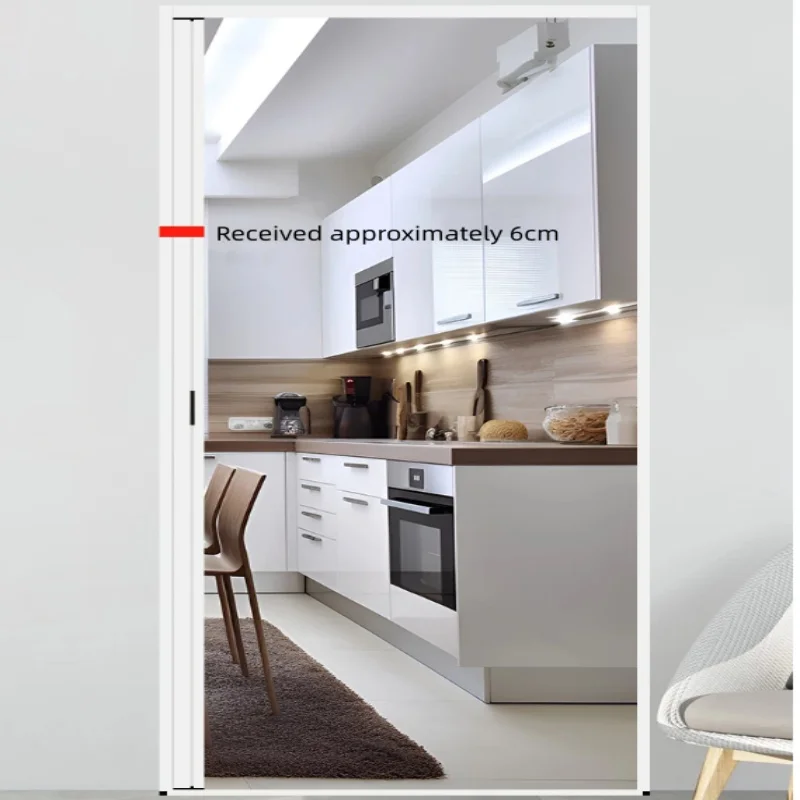 Custom Honeycomb Curtains Light Blocking Folding Windproof Warm Door Curtain for Bathroom Balcony Air Conditioning Partition