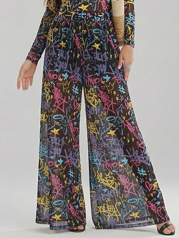 

Женские пляжные брюки-накидка с сетчатыми оборками для купальников, летние брюки 2026