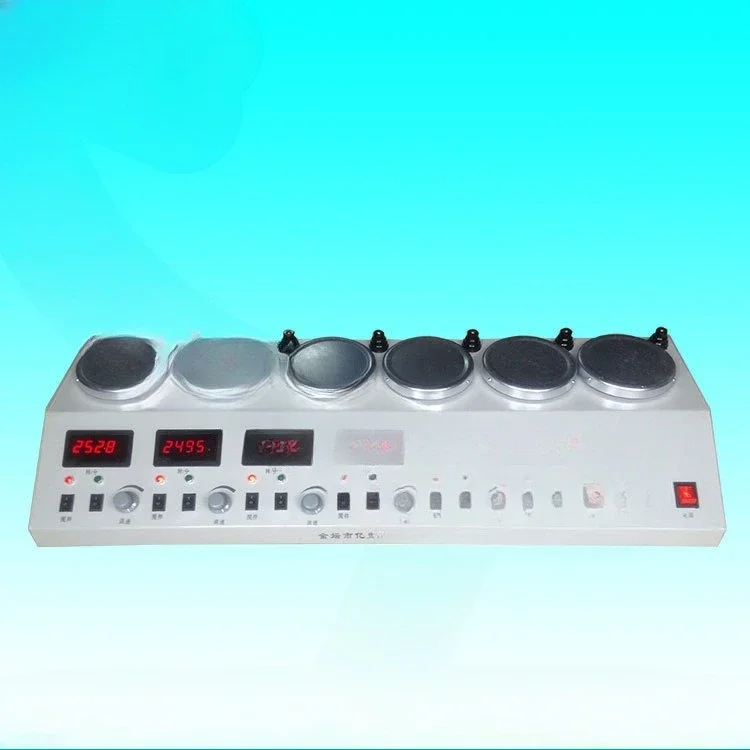 HJ-6A Multi-head Tachymeter Magnetic Stirrer, Without Heating, Asynchronous Magnetic Stirrer