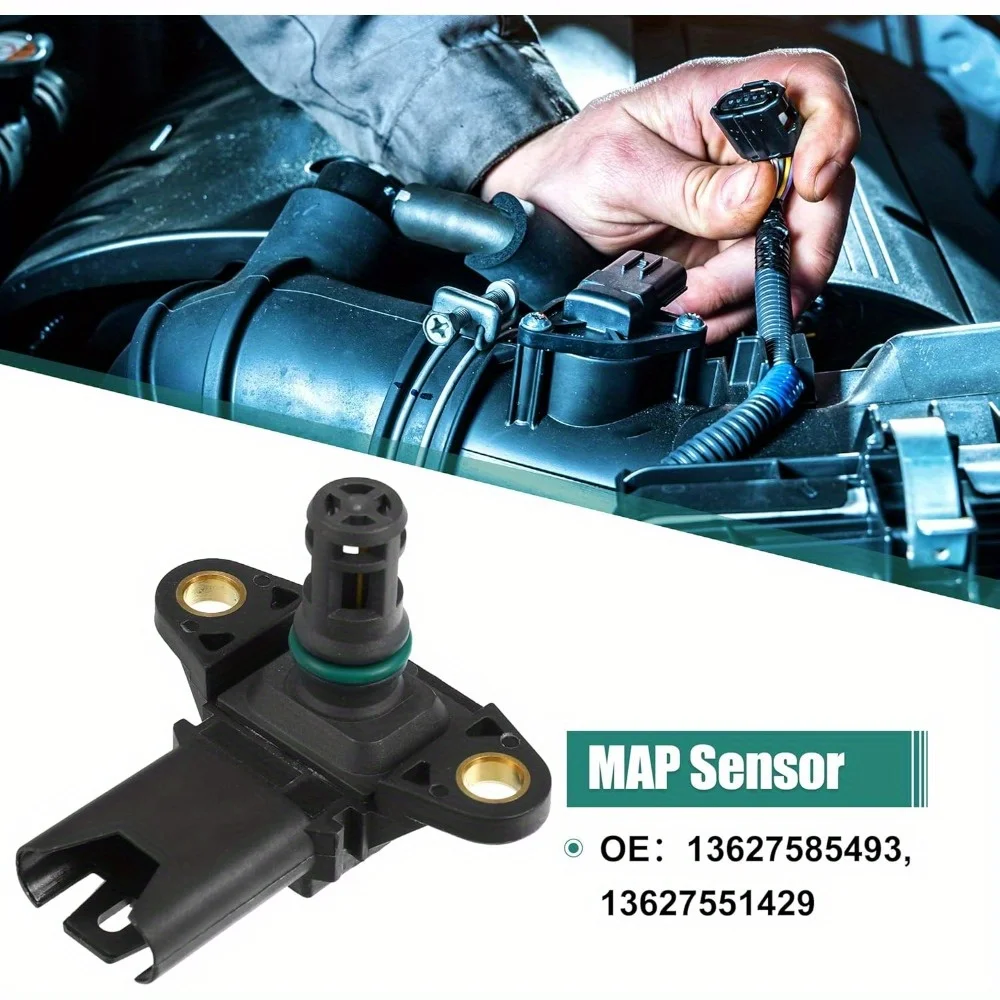 Sensor Intake Manifold Pressure MAP Sensor Replacement for BMW 135i 3.0L 2008-2011