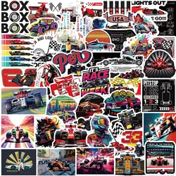 50 stücke F1 Formel One Racing Aufkleber lustige Cartoon Graffiti Aufkleber Laptop Gepäck Skateboard Motorrad Fahrrad Helm Aufkleber