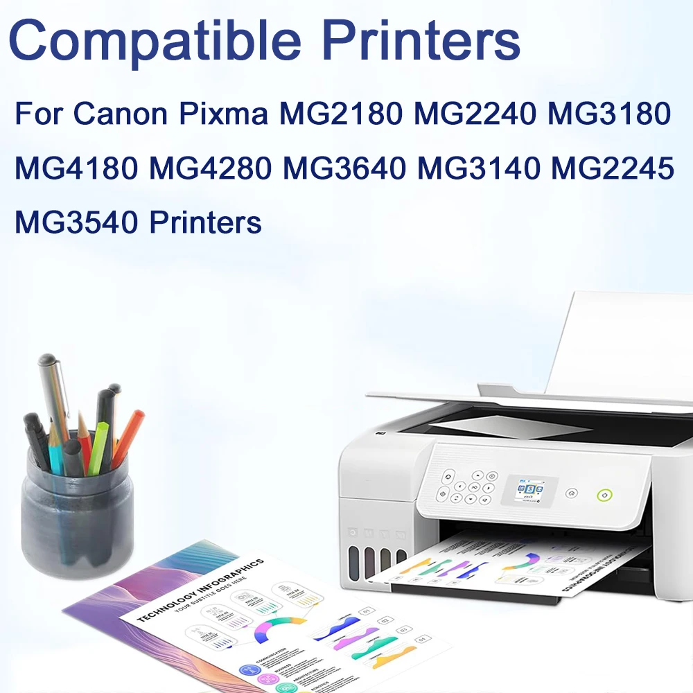 PG440 PG-440 441 Refillable Ink Cartridge For Canon Pixma MG2180 MG2240 MG3180 MG4180 MG4280 MG3640 MG3140 MG2245 MG3540 Printer