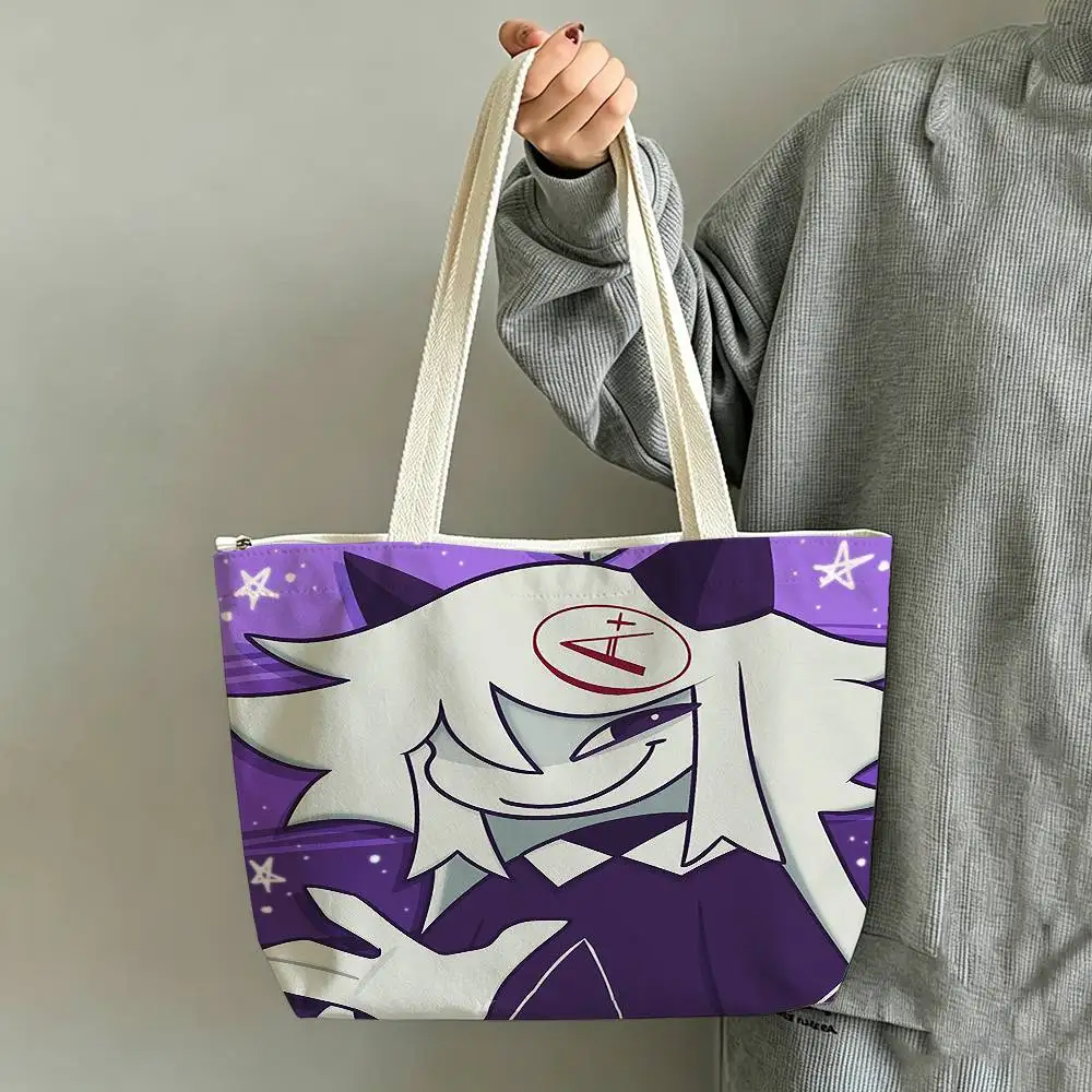 Fundamental P-Paper E-Education Printed Canvas Tote Bag Shoulder Bag Commuter Mommy Shopping Bag