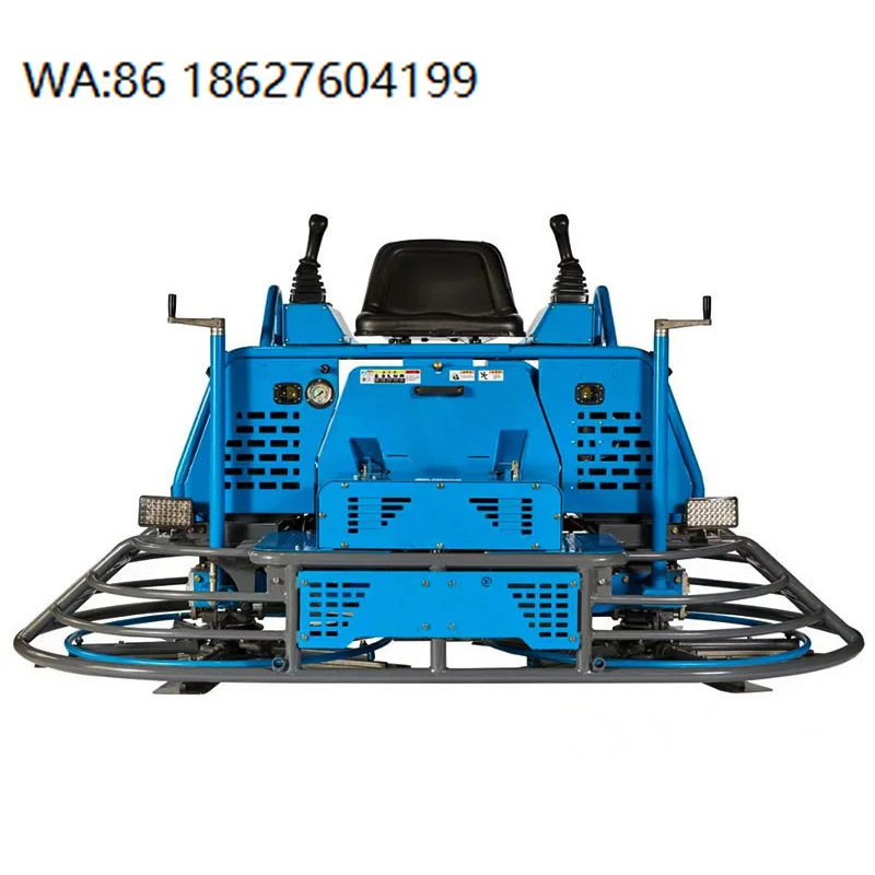 Gearbox Driven Ride On Power Trowel Concrete Floor Polisher Road Surface Smoothing Construction Machine