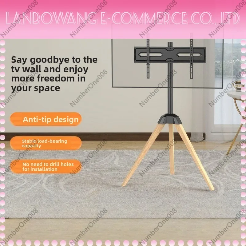 Universal Floor TV Stand Stable Adjustable Height Angle TV Mount Stand Fit for All Brand TV Screens Factory Direct Sale