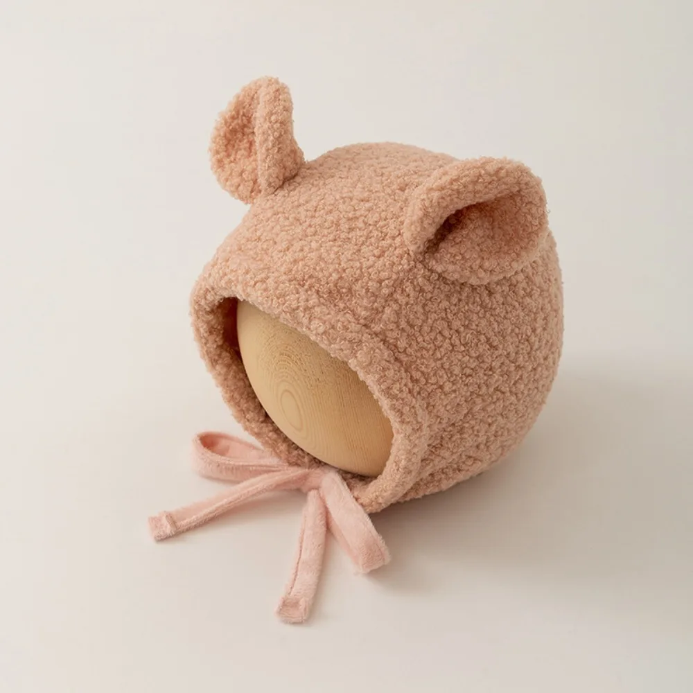 

Cute Cartoon Ears Baby Winter Hat Lamb Fleece Ear Protection Bonnet Beanie Hat Windproof Warm Earflap Cap Baby