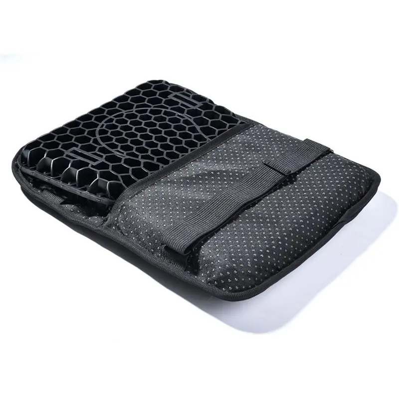 Universal 3D Honeycomb Gel Motorcycle Seat Cushion Breathable Shock-Absorbing Comfort Design