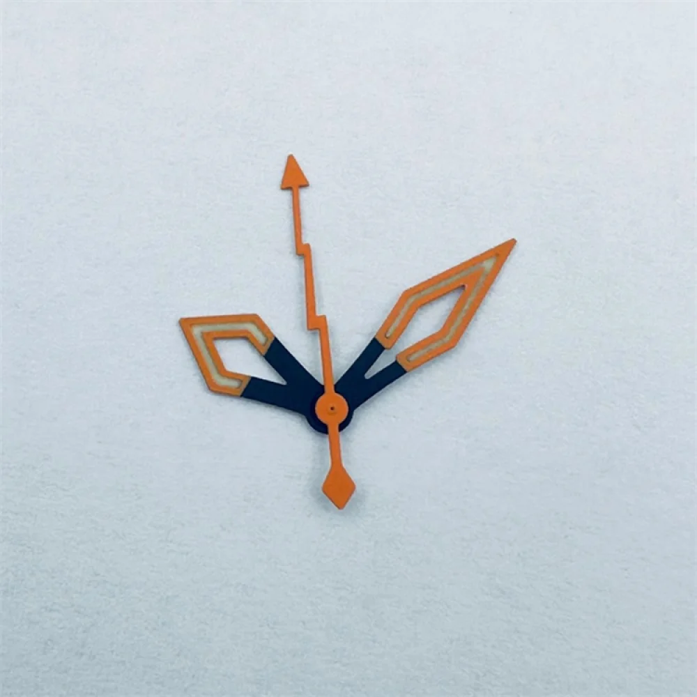 

NH35 Hands Black-orange Watch Hands C3 Green Luminous Pointers For NH35 Movement Watches Needles Modified Accessories