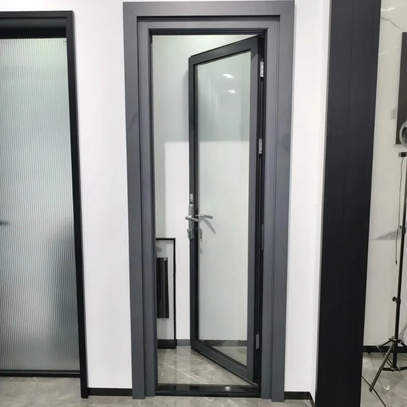 Casement Door Soundproof Tempered Glass Door for House Thermal Break Aluminum Alloy Building Material Exterior Doors for Sunroom