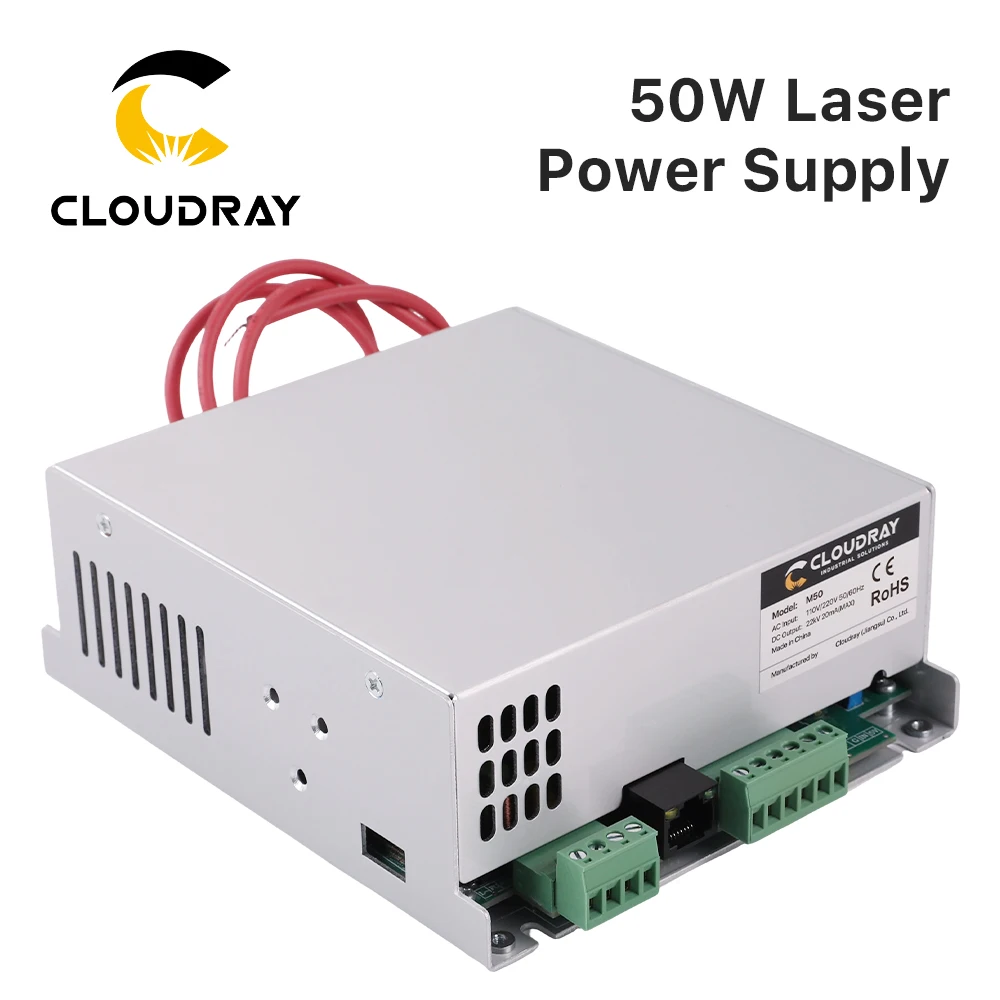 Cloudray 50W CO2 Laser Power Supply 3A Output  for 45-50W Laser tube CO2 Laser Engraving Cutting Machine M50