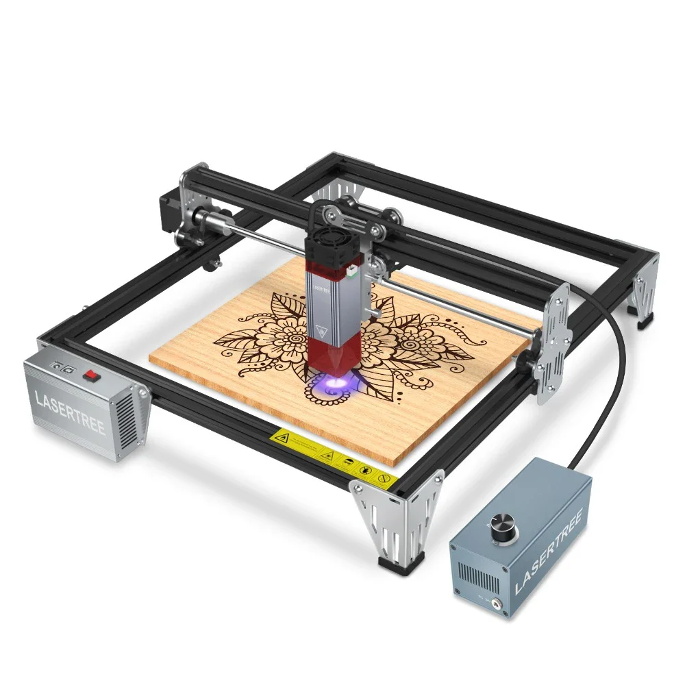 

LASER TREE K1 MINI Portable 10W 3030 CNC Laser Engraver With Air Assist DIY Diode Lazer Cutting Machine For Wood Leather Stone