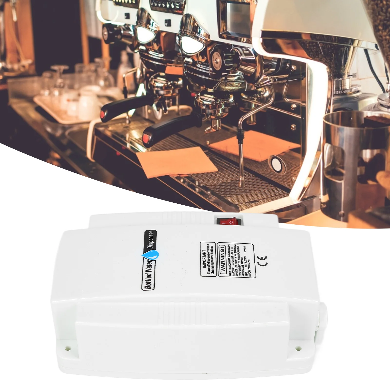 Système de Pompe à Eau Électrique Auto-Amorçante pour Machine à Café, Distributeur à Tube Unique