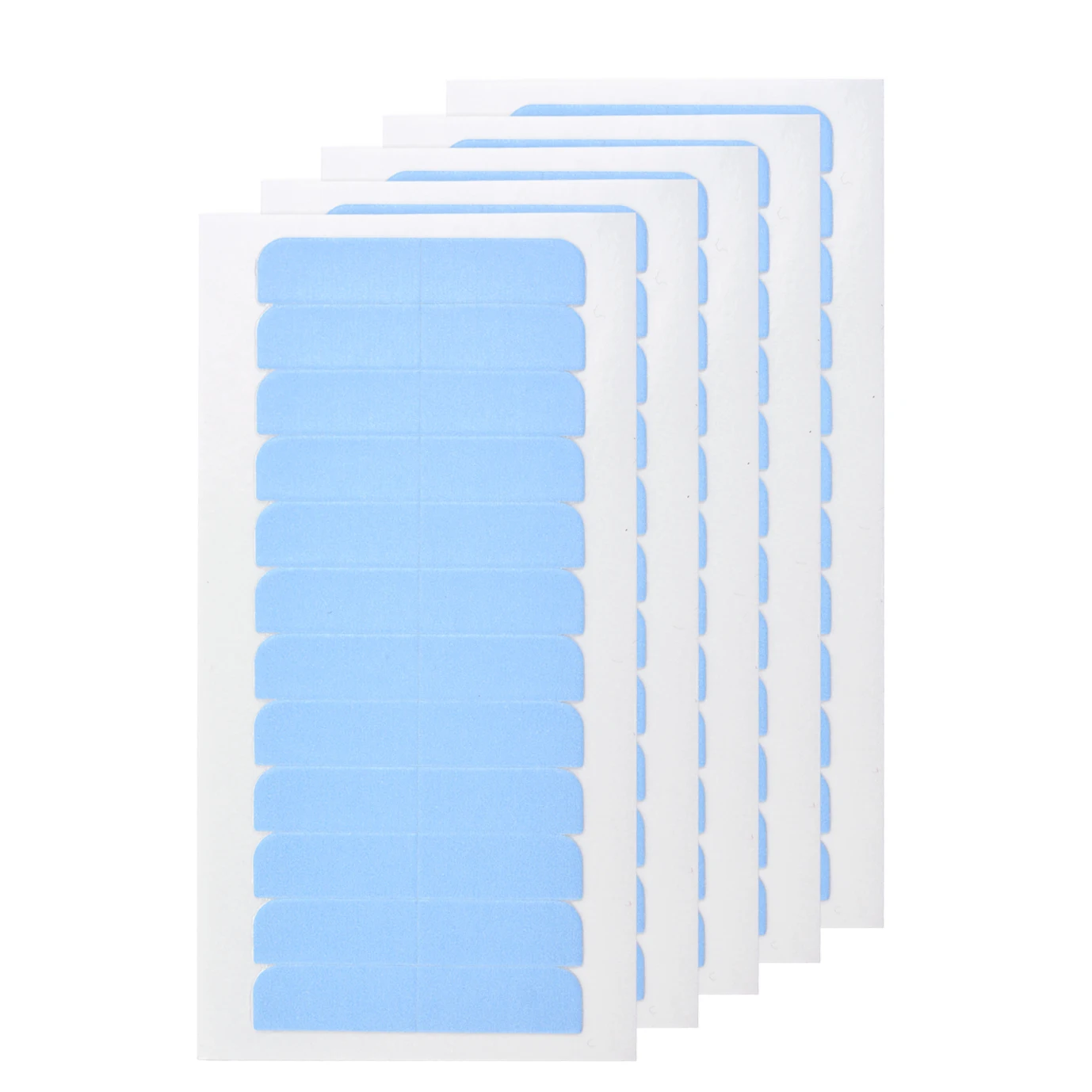 10 Sheets Waterproof Hair Extension Tape Double Sided Adhesive Replacement Tapes Strong Hold for Lace Wigs Toupees