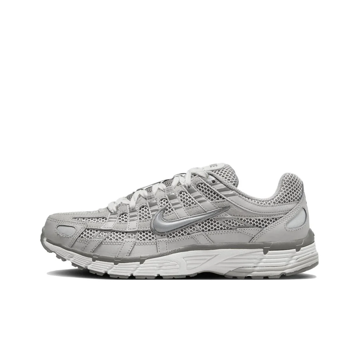 Nike P 6000 Chaussures de course basses décontractées pour la ville et les trajets quotidiens pour hommes Gris