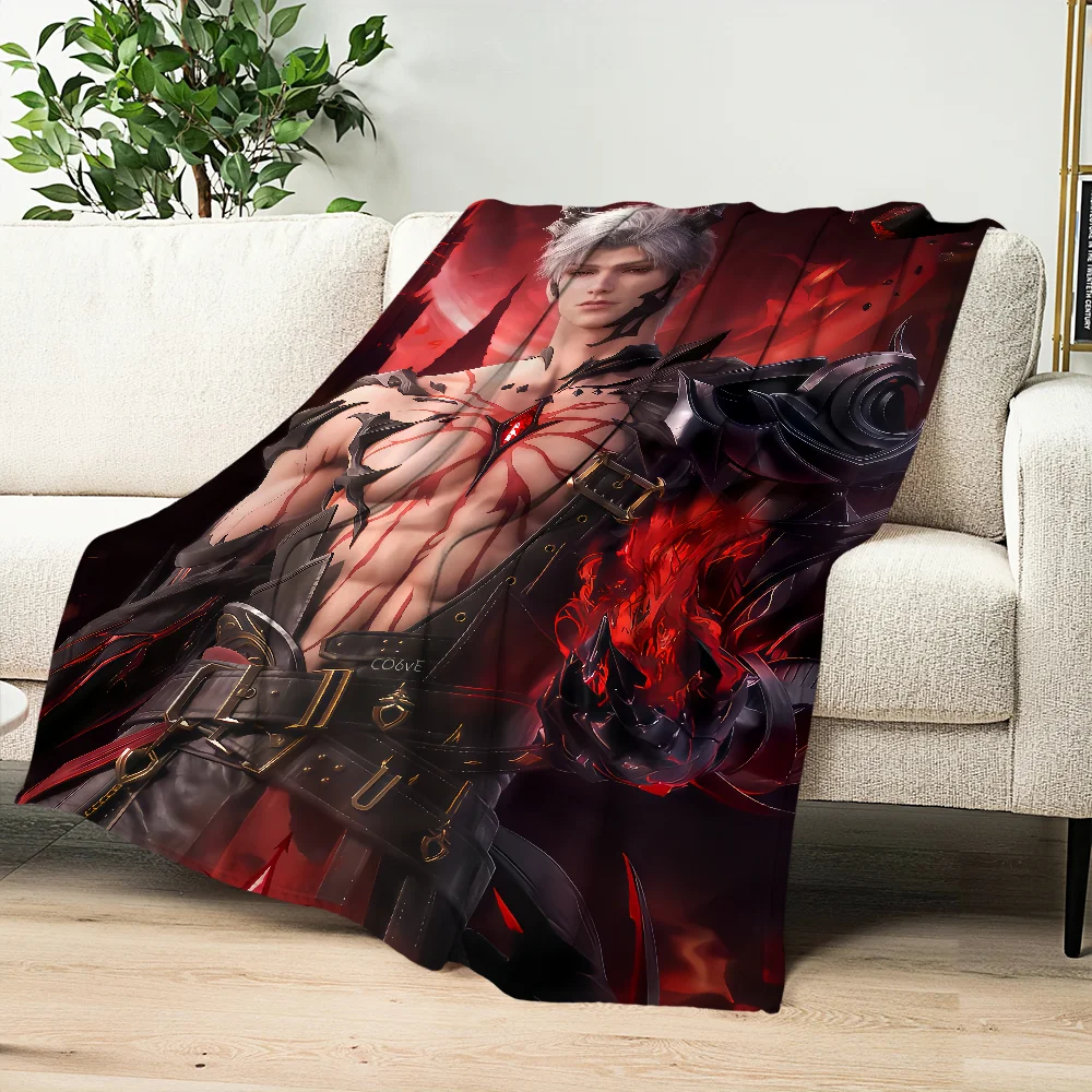 Game Love and Deepspace Sylus Warm Soft Plush Nap Blankets Sofa for Living Room Office Bedroom Home Travel Kid Birthday Gifts
