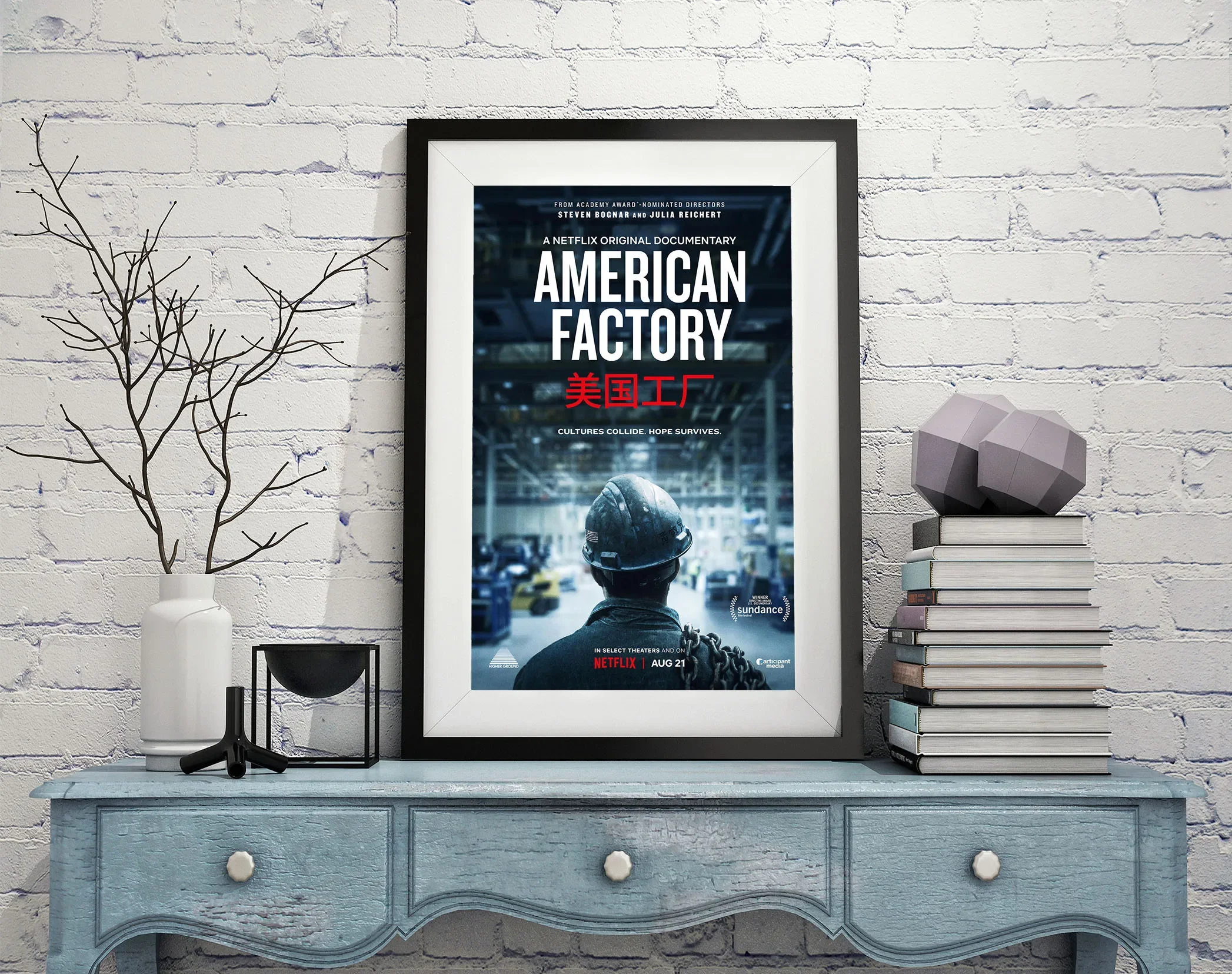 L0141 American Factory Movie Silk Fabric Poster Art Decor Indoor Painting Gift