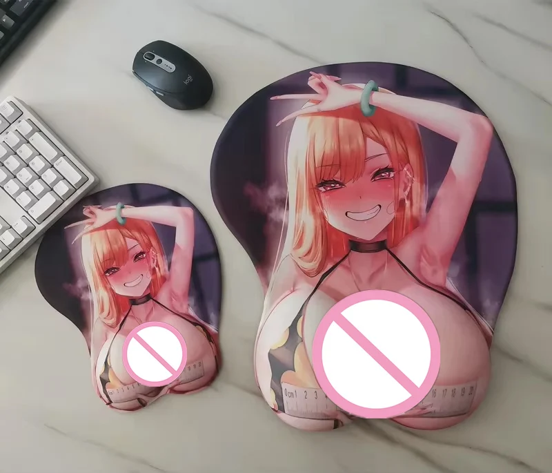 DIY Large Size Big Mouse Pad Custom Anime 3D Cute Manga Pad with Wrist Silicone Gel Mat Weighs 2000g