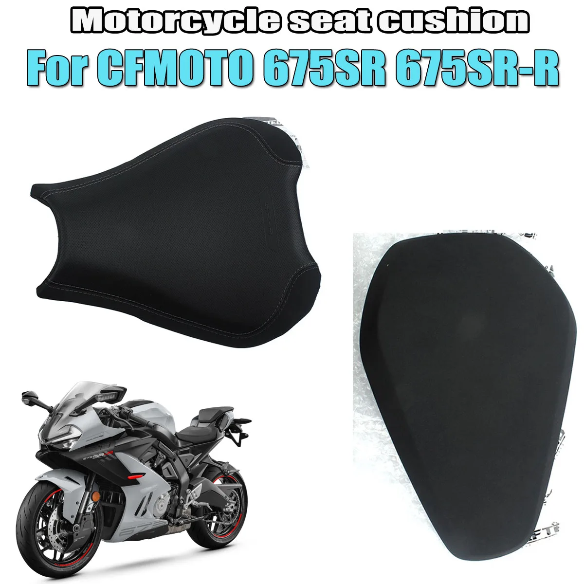 Fit For CFMOTO 675SR 675SR-R 675SS Motorcycle driver passenger front and rear seat assembly rear seat cushion front seat cushion