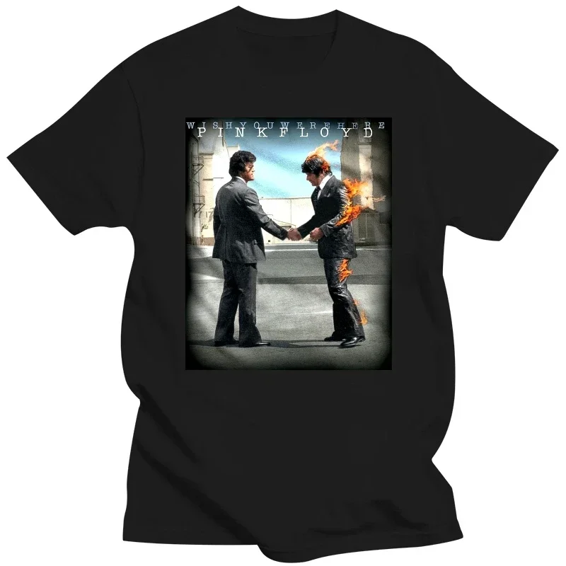 S-M-L-XL-XXL-3X-4X-5X Wish You Were Here PINK FLOYD-HAVE A CIGAR-Blk T-SHIRT New Arrival Informal fashion men manga clothes