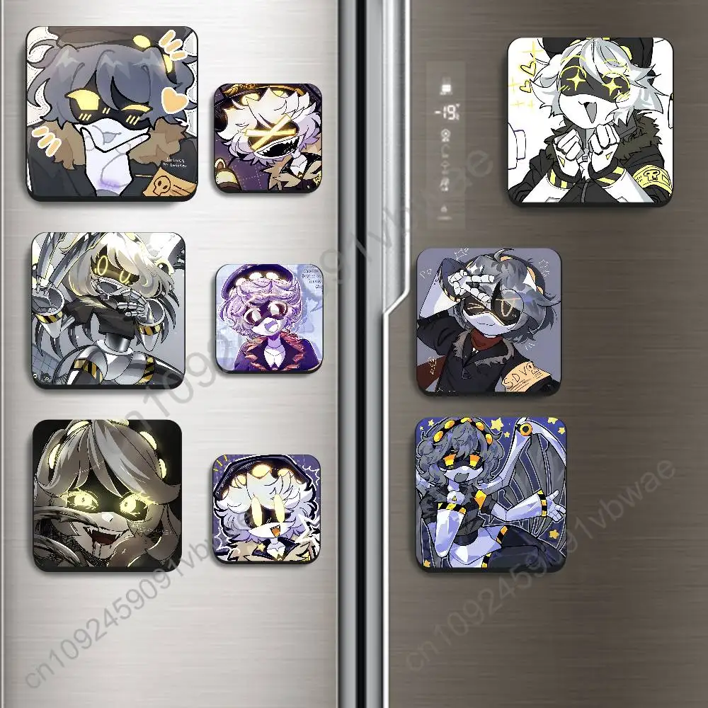 clumsy appearance N Murder Drones BestSelling Refrigerator Magnetic Sticker Fridge Magnets Adhesive to Metal Surfaces Leaves